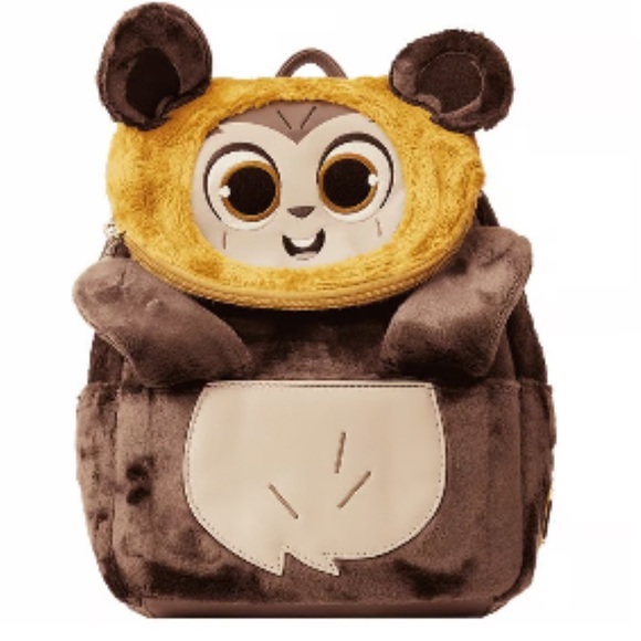 Loungefly Star Wars Wicket Plush Cosplay Mini Backpack - Picture 3 of 6